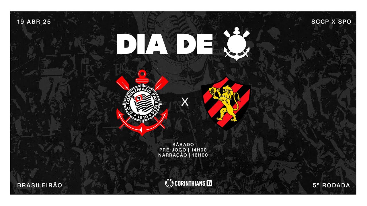 CORINTHIANS X SPORT RECIFE | AO VIVO | BRASILEIRÃO 2025 | DIA DE CORINTHIANS COM IMAGENS